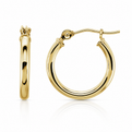 Yellow Gold Small Hoop Earrings
